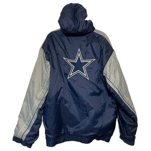 VTG 90s Spotlight Dallas Cowboys Hooded Jacket